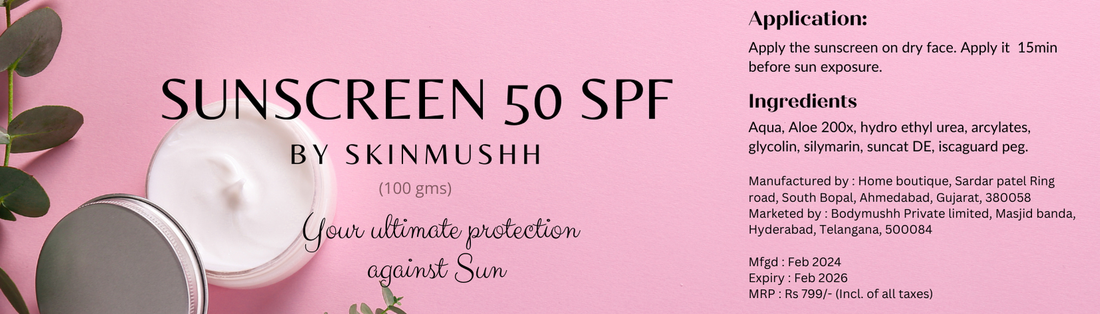 SPF 50- Gel based Sunscreen