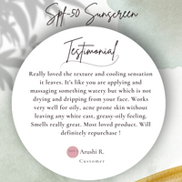 SPF 50- Gel based Sunscreen