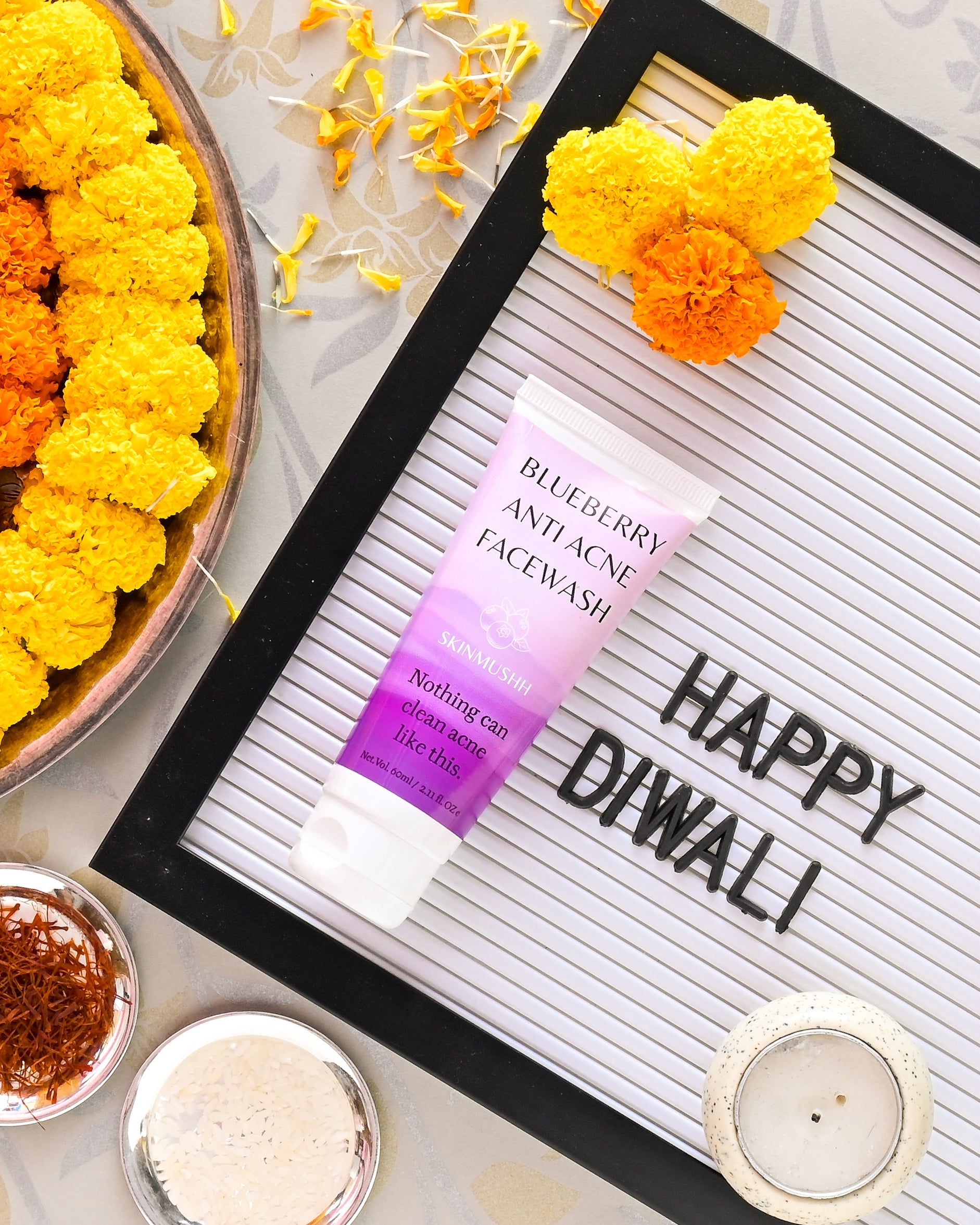 Blueberry Anti acne facewash skinmushh