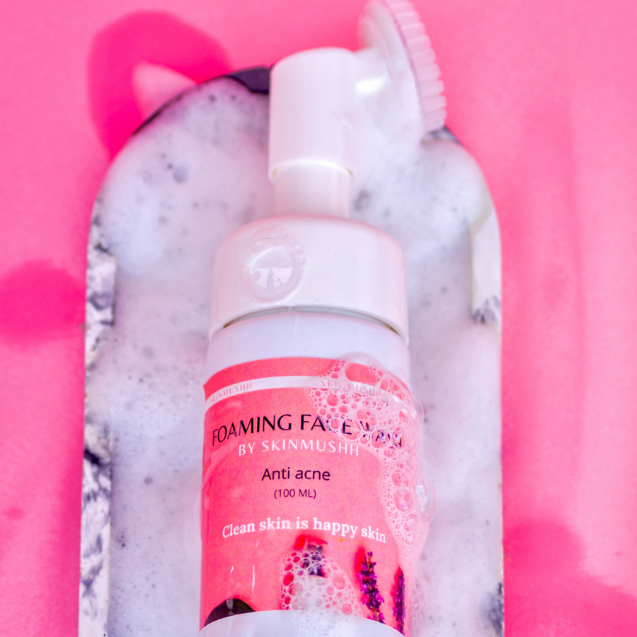 Citrus Face Wash with Brush for dry skin